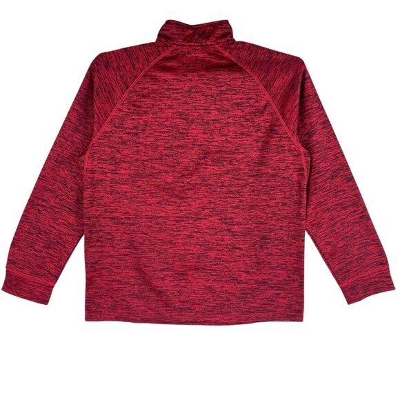Tek Gear DryTek Men's Red & Black Quarter-Zip Pullover Sweatshirt Sz Medium NWOT - Picture 2 of 9